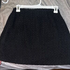 Elegant Black twill Women's Skirt